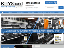 Tablet Screenshot of keysound.co.uk